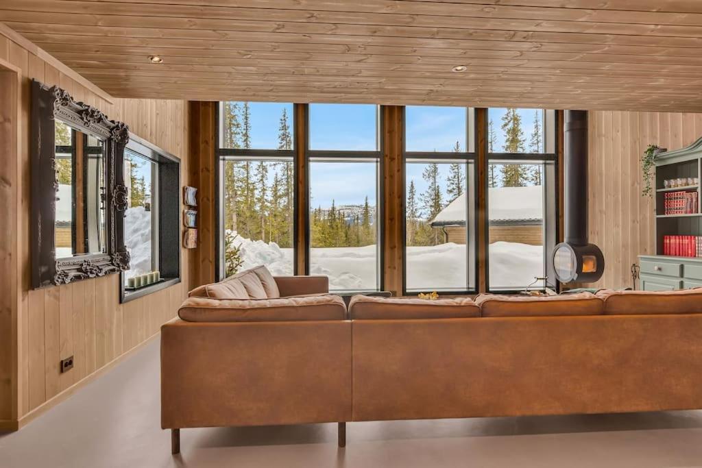 Peaceful Oasis. Panoramic Forest- & Mountain View. Sauna. Beitostolen Luaran gambar