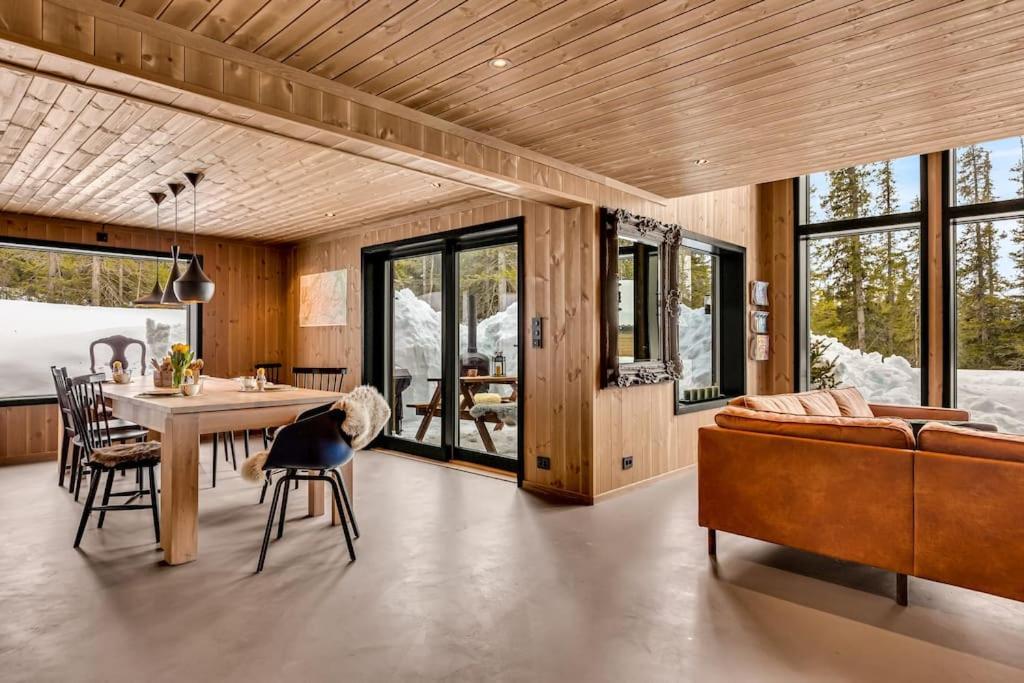Peaceful Oasis. Panoramic Forest- & Mountain View. Sauna. Beitostolen Luaran gambar